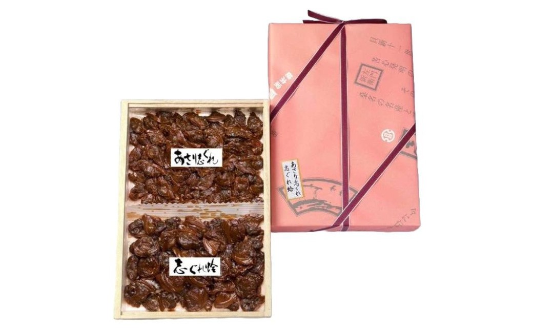 柿安本店 料亭しぐれ煮詰合せ＋総本家貝新 志ぐれ蛤・あさり志ぐれ詰合（角箱入）＋総本家 貝新 角切汐吹昆布（袋入）