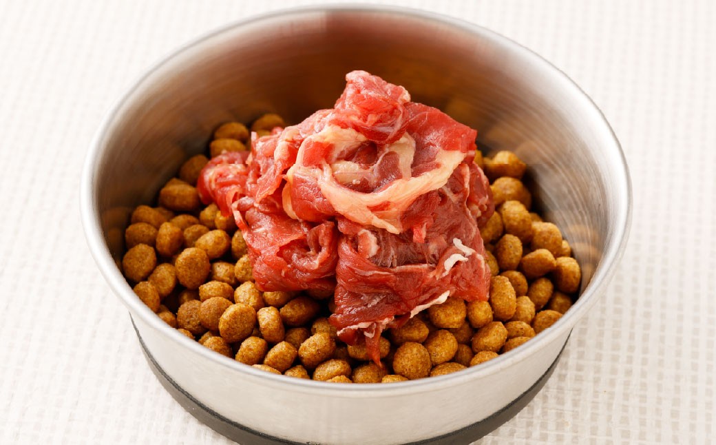 【6回定期便】ペット用馬肉 約2kg(約1kg×2袋)