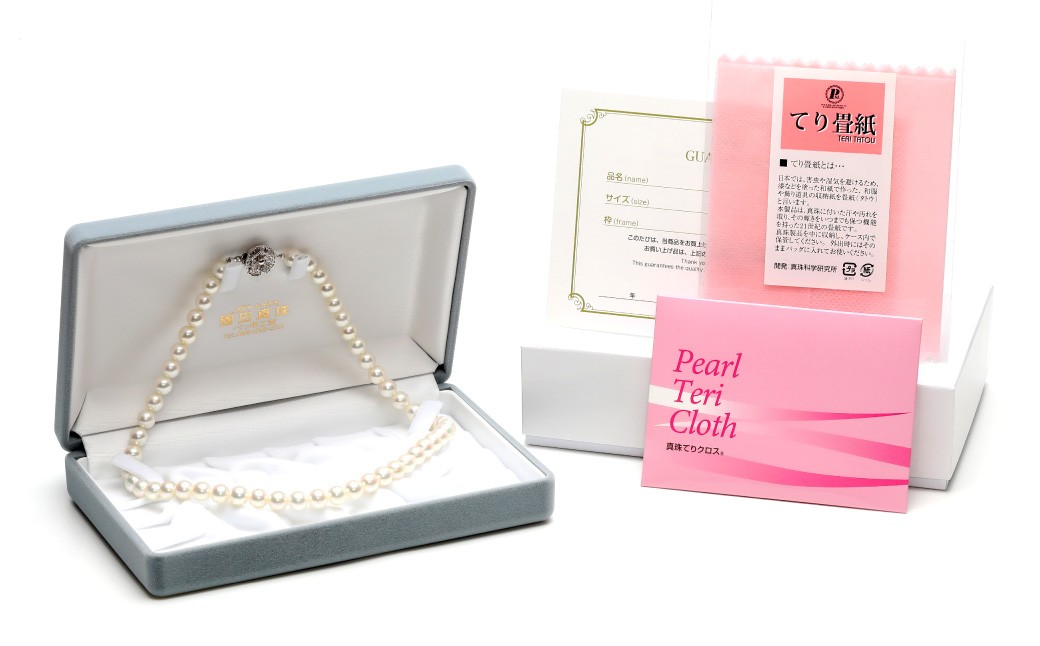 あこや真珠 (7.5-8mm) ネックレス ホワイト系 ／ アクセサリー ジュエリー パール 長崎