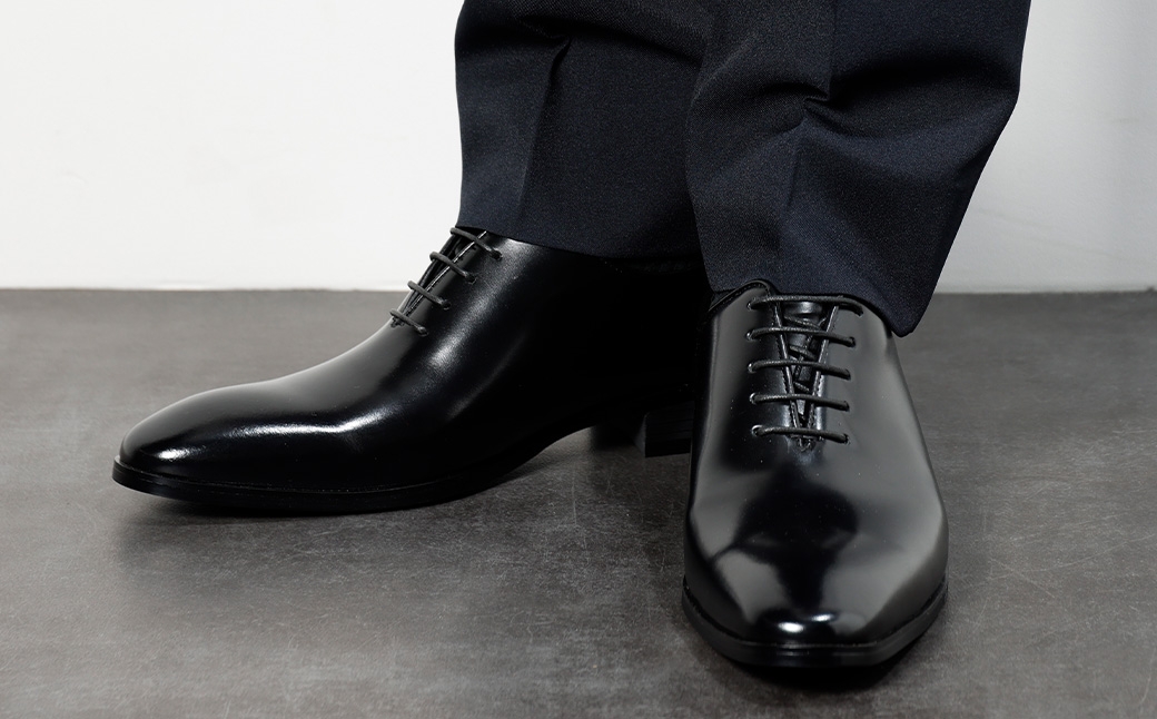 MURATA ORIGINAL 本革紳士靴 ホールカット 921011 ブラック