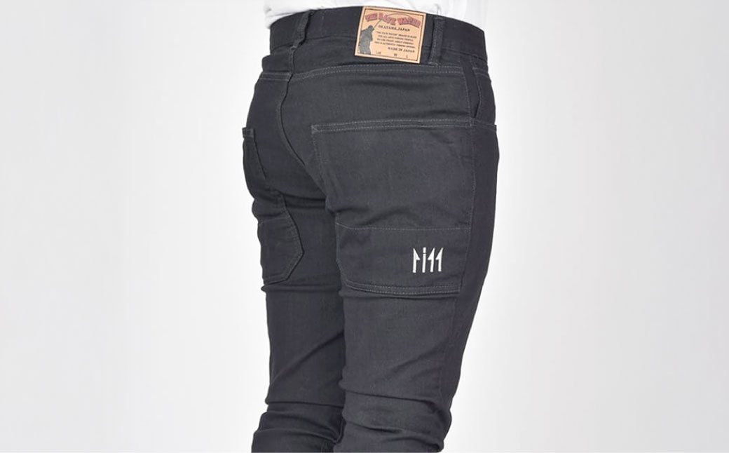 撥水ストレッチデニム釣り・アウトドアブラックジーンズ BW-104VMBB