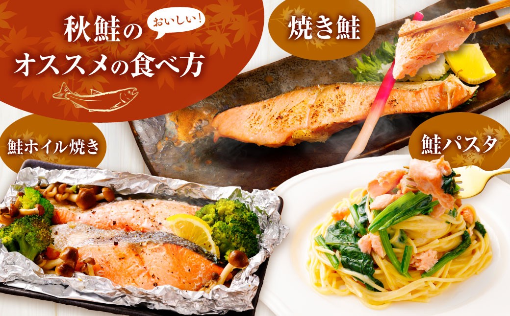 【3ヶ月定期便】 ［訳あり］ 国産秋鮭 北海道だし切り身 約2.1kg×3回 計約6.3kg