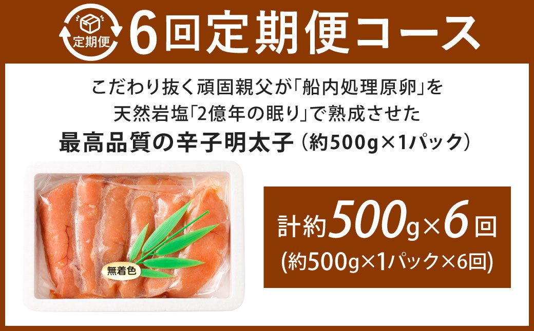 こだわり抜く頑固親父が「船内処理原卵」を天然岩塩「2億年の眠り」で熟成させた最高品質の辛子明太子