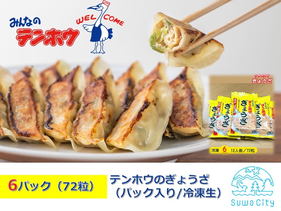 テンホウのぎょうざ（6パック入り／冷凍生）