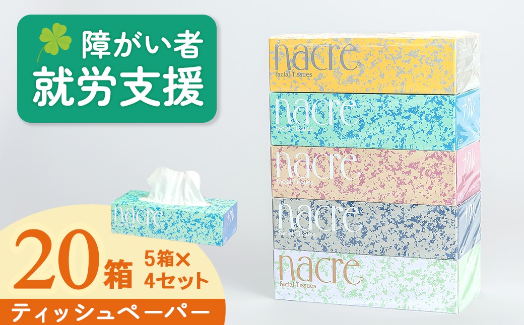 ティッシュペーパー 20箱セット