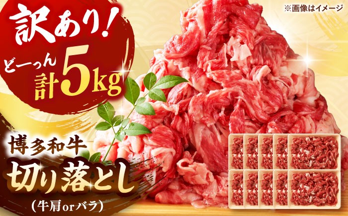 【訳あり】博多和牛 切り落とし 5kg(500g×10p）  