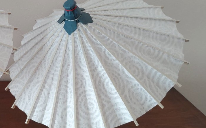 かさ 和傘 日傘 傘 40本骨 和風 おしゃれ あさぎ 色 和紙 伝統 工芸