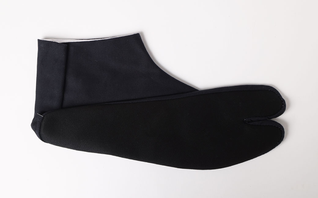 雲才足袋四枚馳黒底【22.0cm】