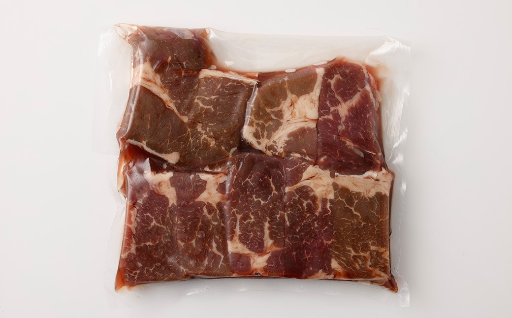 【訳あり】厚切り牛ザブトン（肩ロース）ステーキ 約500g×2パック 計：約1.0kg