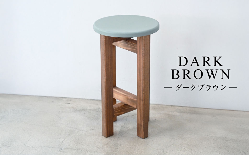 低くて小さなスツール【オリーブ】