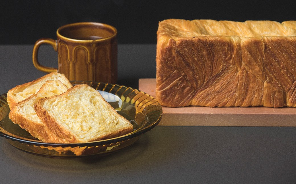 クロワッサン食パンと溢れる栗のクロワッサン食パンセット 食パン クロワッサンプレーン