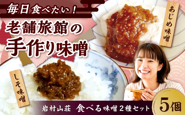 ふるさとの味 食べる味噌5個セット