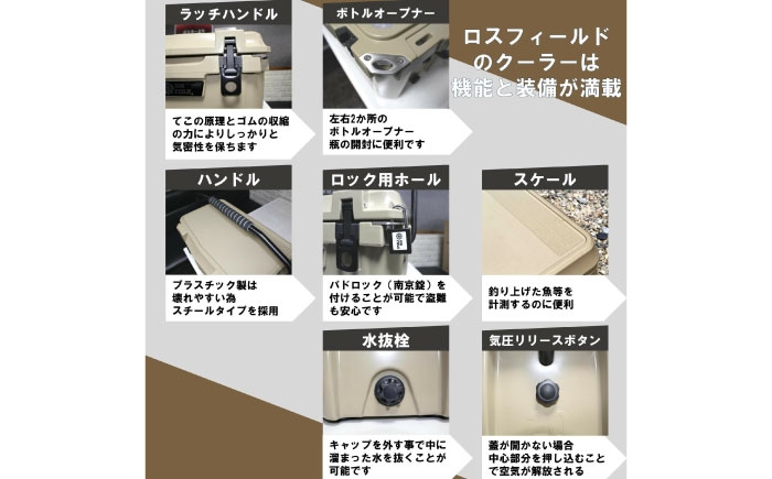 クーラーボックス グリーン ハード キャンプ アウトドア 保冷 釣り BBQ 贈答 ギフト おすすめ 人気 岐阜県 恵那市