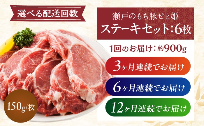 「瀬戸のもち豚せと姫」ステーキセット約900g