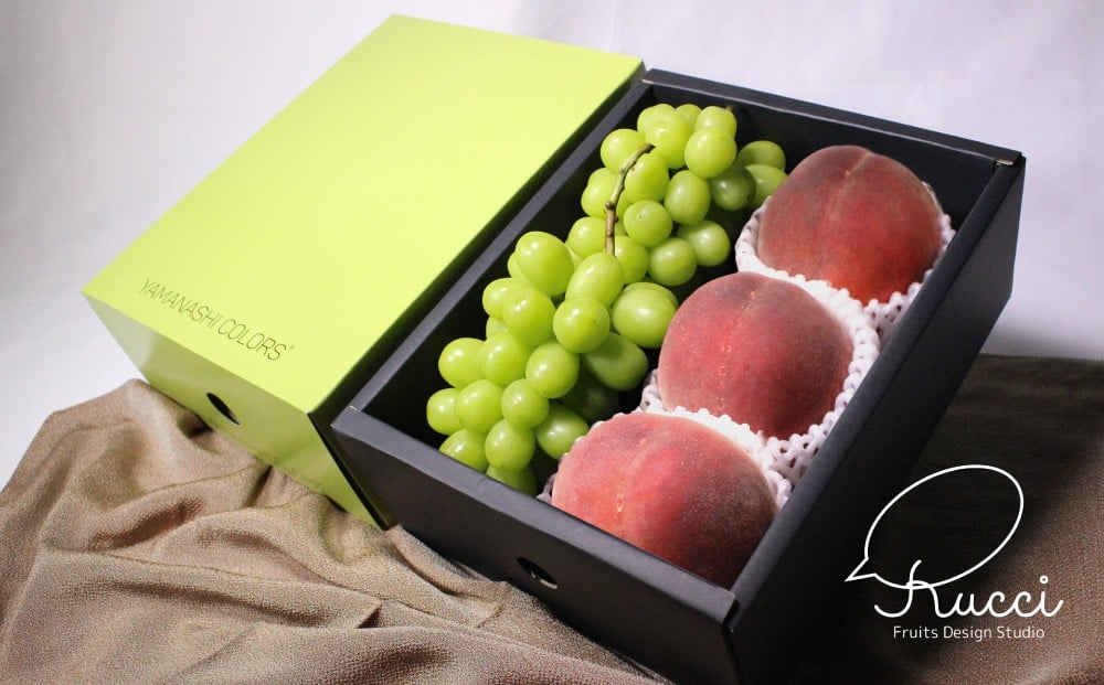 美味しい旬の色のルッチオリジナルパッケージでお手元にお届けします。ご贈答にもお使いいただけます。