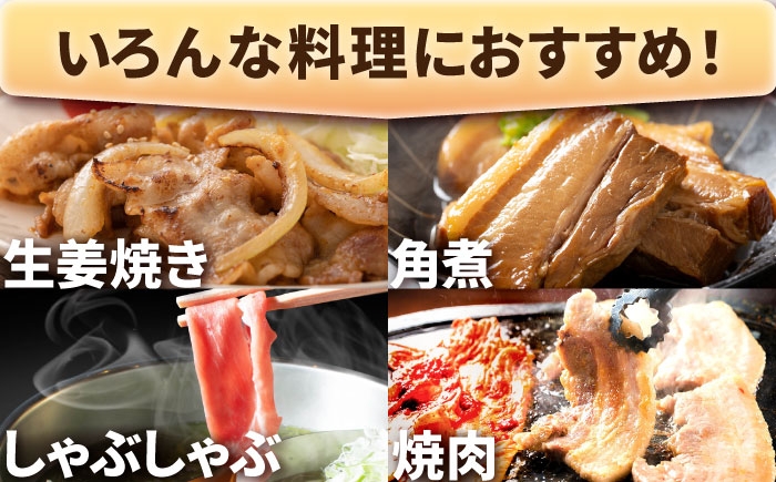 国産 豚肉 三元豚 豚バラ 豚ばら 豚バラ肉 スライス ブロック 冷蔵 焼肉 しゃぶしゃぶ 肉 1㎏