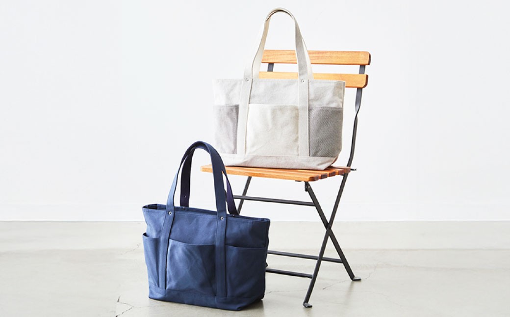 6ポケット 帆布トート