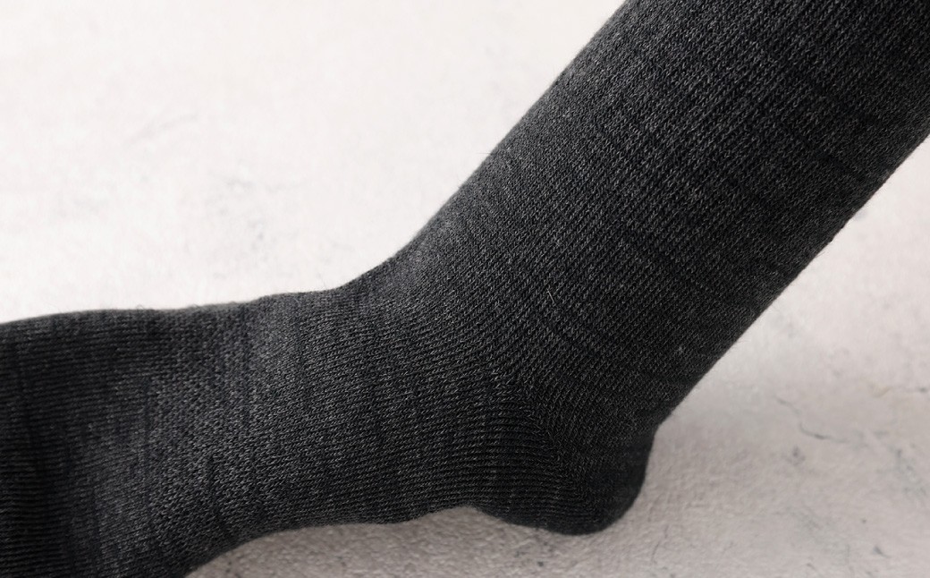 【選べるサイズ】 【22-24cm／24-27cm】 履くだけあったか！ばりふわぽかパイルソックス 2足組