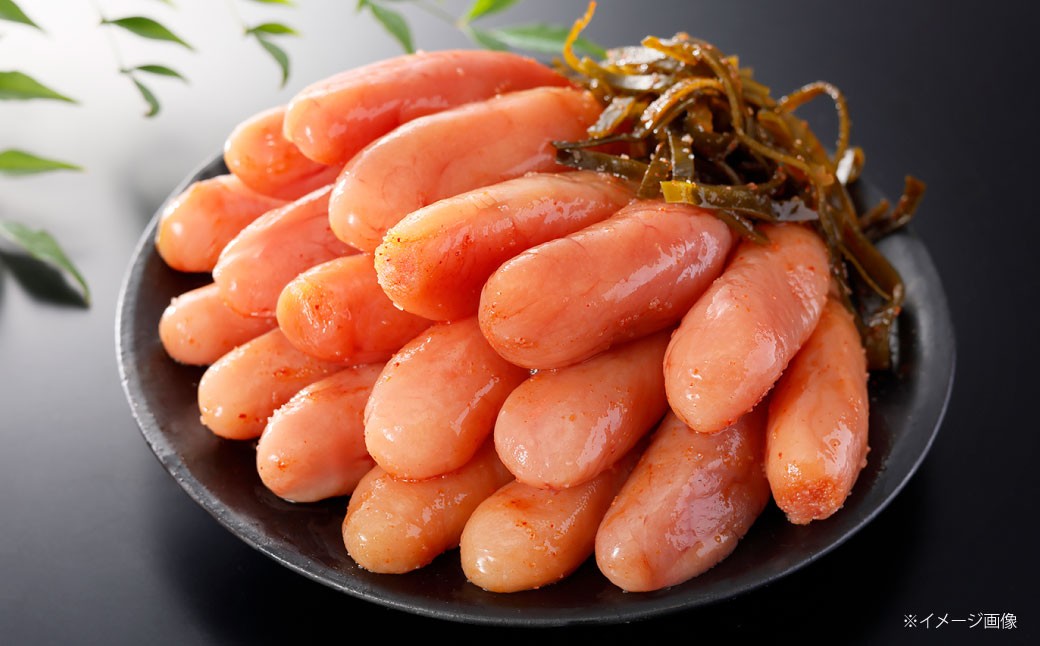 【訳あり】かば田 無着色昆布漬辛子めんたい 1kg 無着色1本物(ご家庭用)