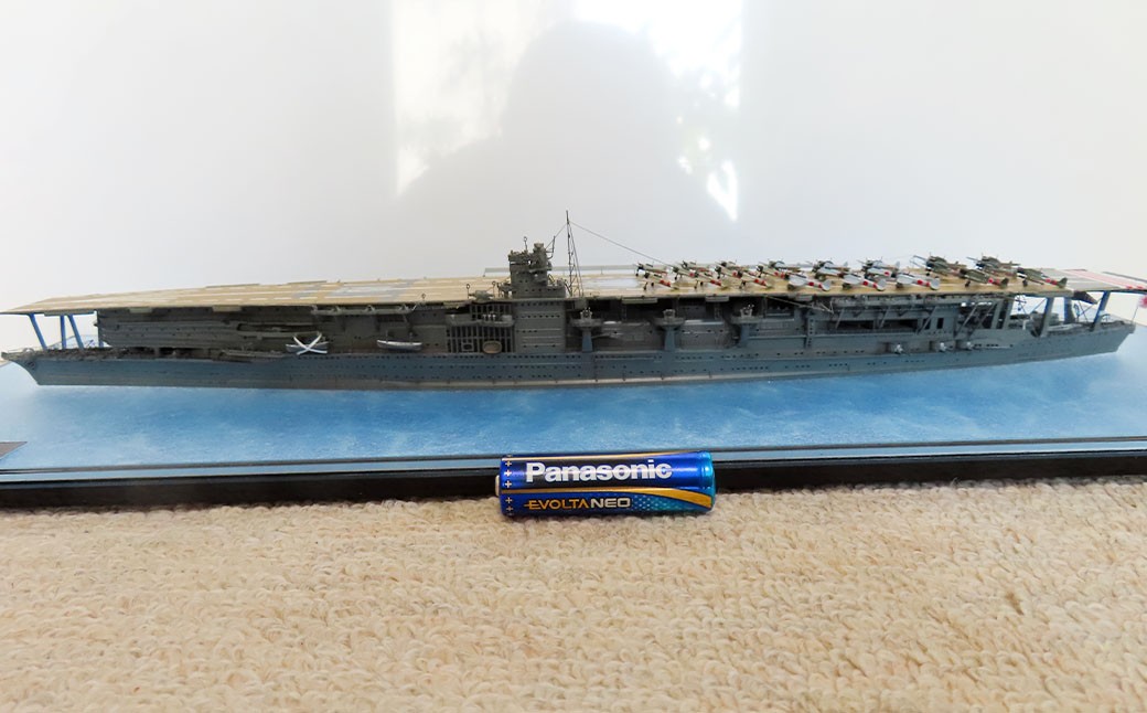 プロプラモデラーが作る！ 一点物 日本海軍 航空母艦 「赤城」 1／700 （完成品） ハセガワベースプラモデル