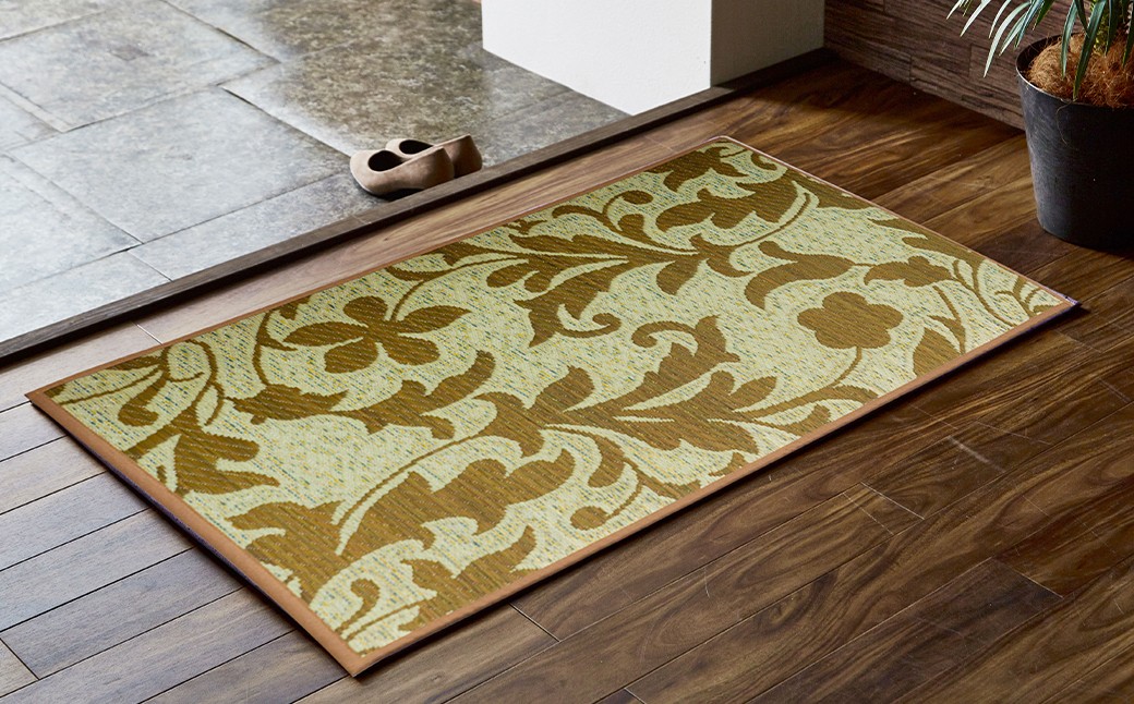 抗菌防臭・消臭 玄関マット ネム 70cm×120cm BE（ベージュ）