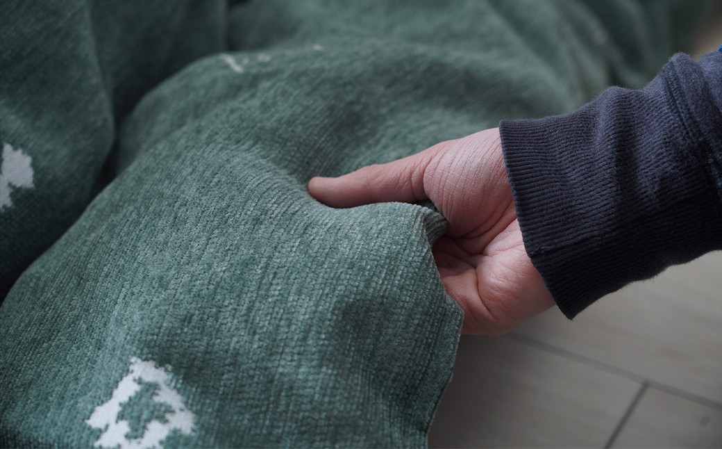 軽くてあったか ハピネスコタツ掛布団 200cm×300cm GN（グリーン）