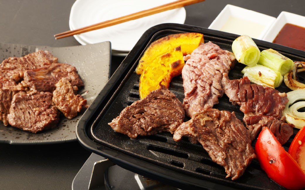 訳あり 厚切り牛ハラミ ミニステーキ 500g