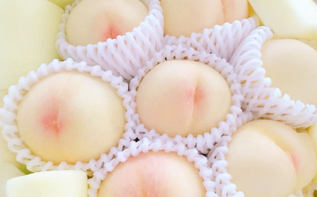 岡山白桃 ロイヤル 5～7玉入り（合計約2kg）