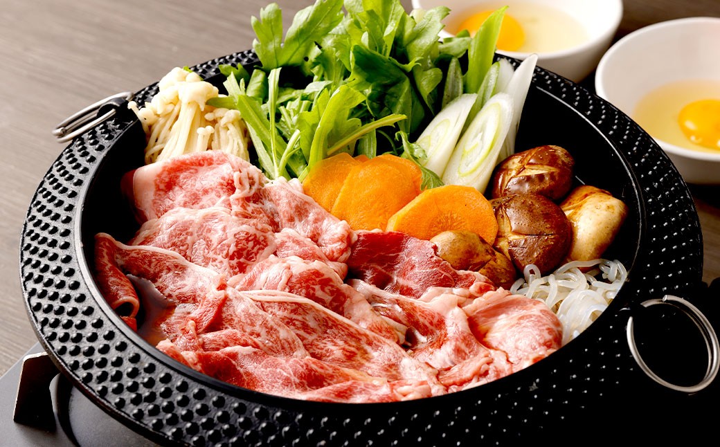 くまもと黒毛和牛プレミアム和王 すき焼き用(肩ロース) 計約800g