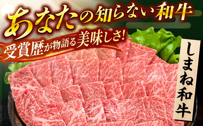 牛肉 焼肉 しまね和牛 和牛 国産 スライス 黒毛和牛 BBQ ギフト ご褒美