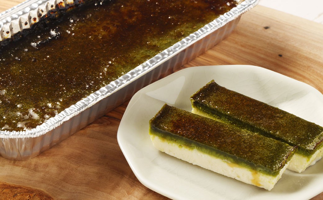 【4回定期便】国士無双 酒粕カタラーナ 抹茶味 約600g（約150g×4個）