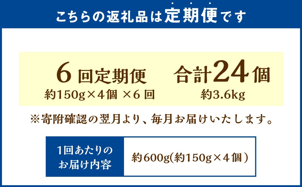 【6回定期便】国士無双 酒粕カタラーナ 抹茶味 約600g(約150g×4個)