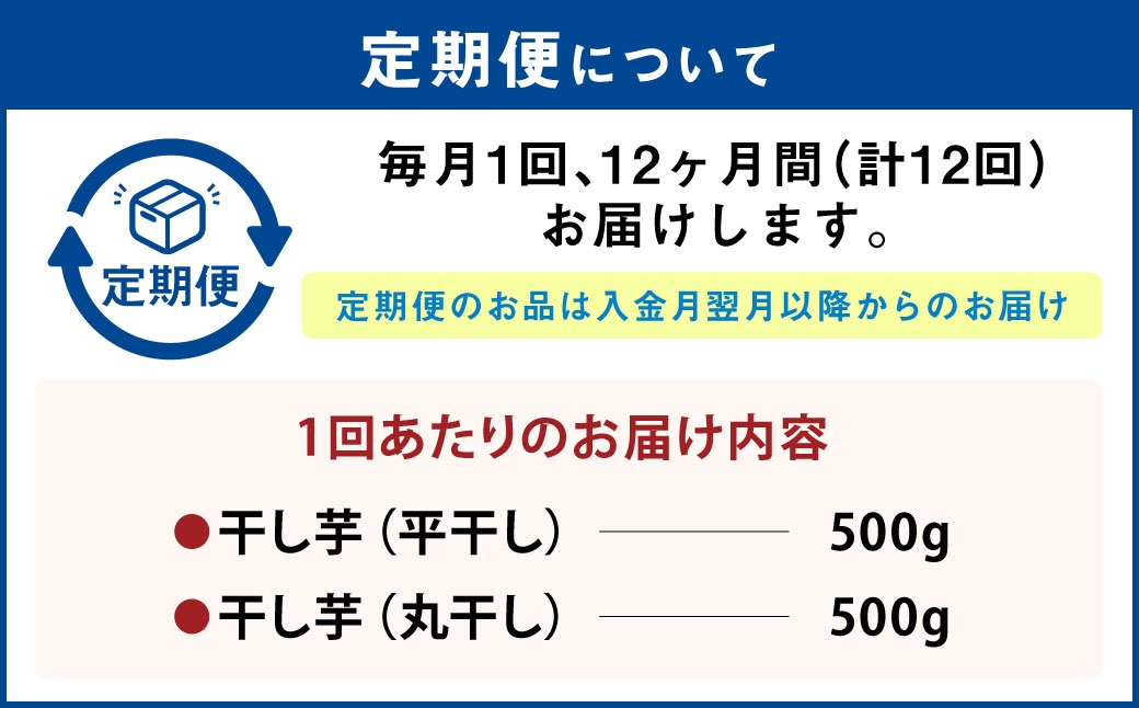 干し芋 1kg(平干し500g・丸干し500g)