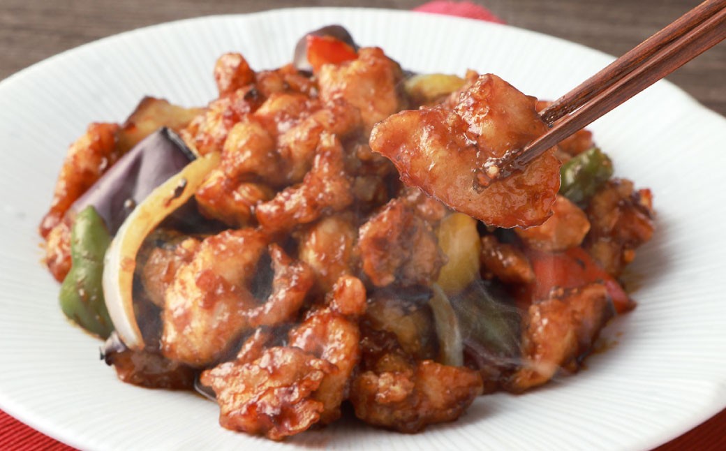 【訳あり】フライパンDE酢鶏（タレ付）250g×12パック