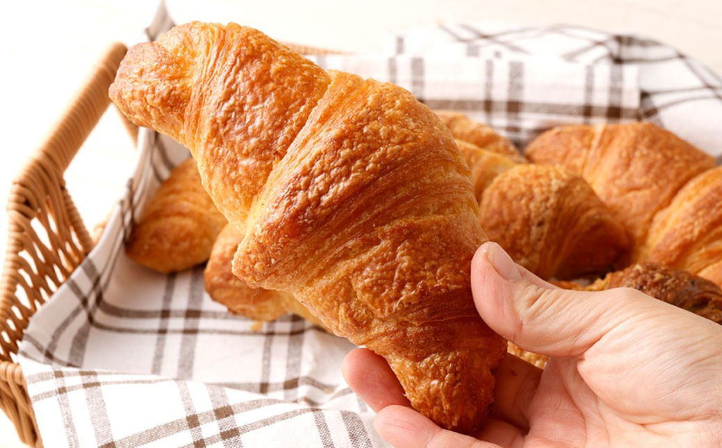 【三日月屋】天然酵母で作ったクロワッサン 12種x各4個(定番商品48個セット)