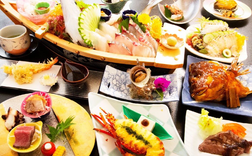 天草浜辺の宿 美波 月うさぎ 伊勢海老コース ペア宿泊券