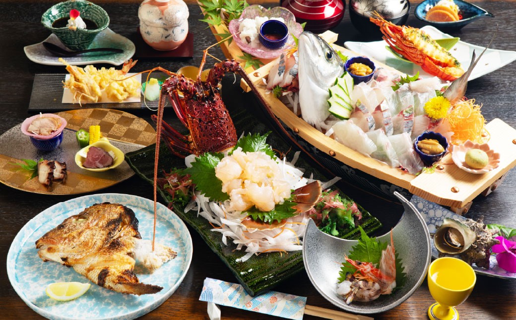 天草浜辺の宿 美波 石あかり あわびコース ペア宿泊券