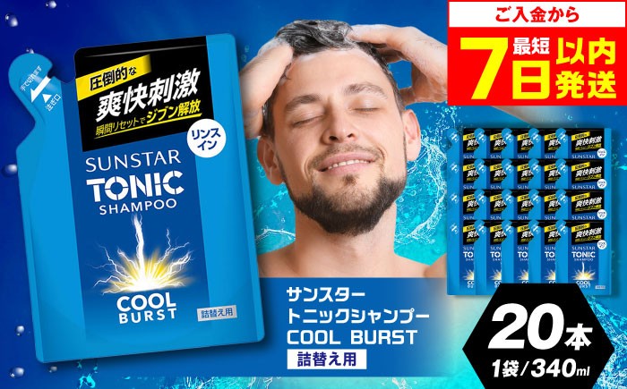 シャンプー リンス トリートメント リンスイン リンスインシャンプー メンズ 男性 男性用 メントール サンスター 日用品