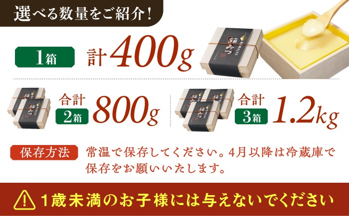 箱みつ 1箱 400g はちみつ 蜂蜜 ハチミツ