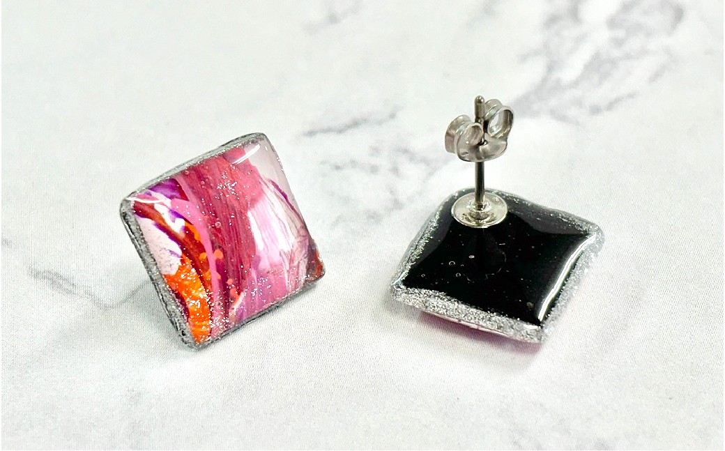 アートピアスセット【思いやり型返礼品】