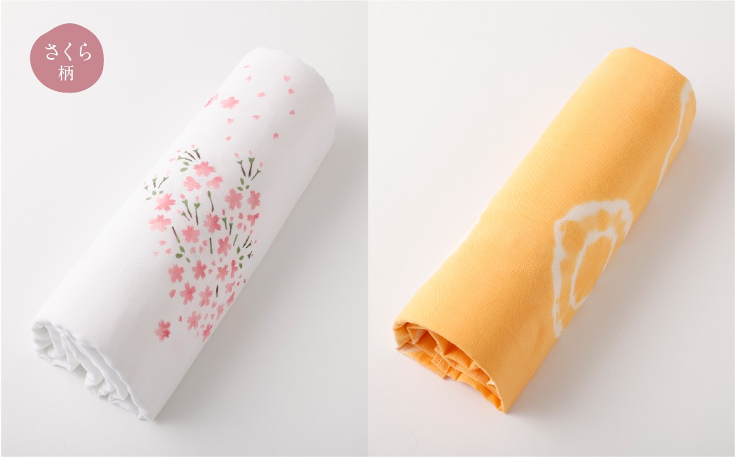 ガーゼバスタオル１枚・ガーゼマフラー１枚 『 やわらかせっと 』 BOX入り （さくら）【思いやり型返礼品】