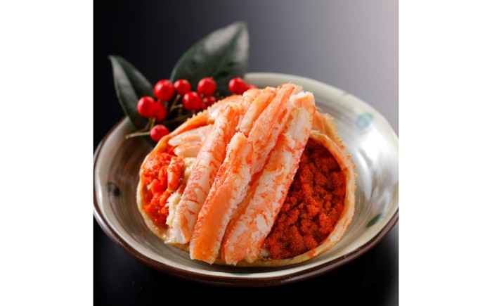 B25-055 【2025年11月発送】鳥取県産 特撰 親がに 姿【セコガニ】（茹）【訳あり】100g 5杯