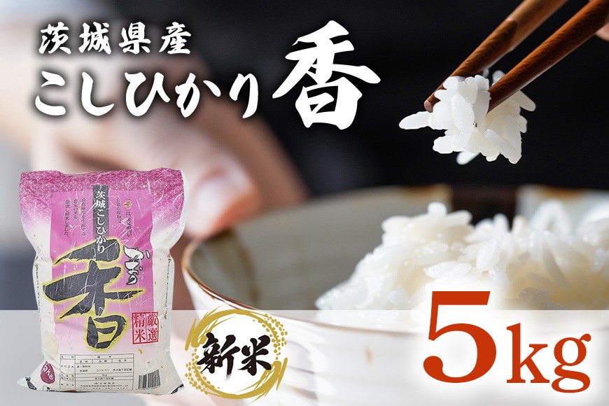 茨城の豊かな自然で育まれた良質なお米のこしひかりをご用意しました！