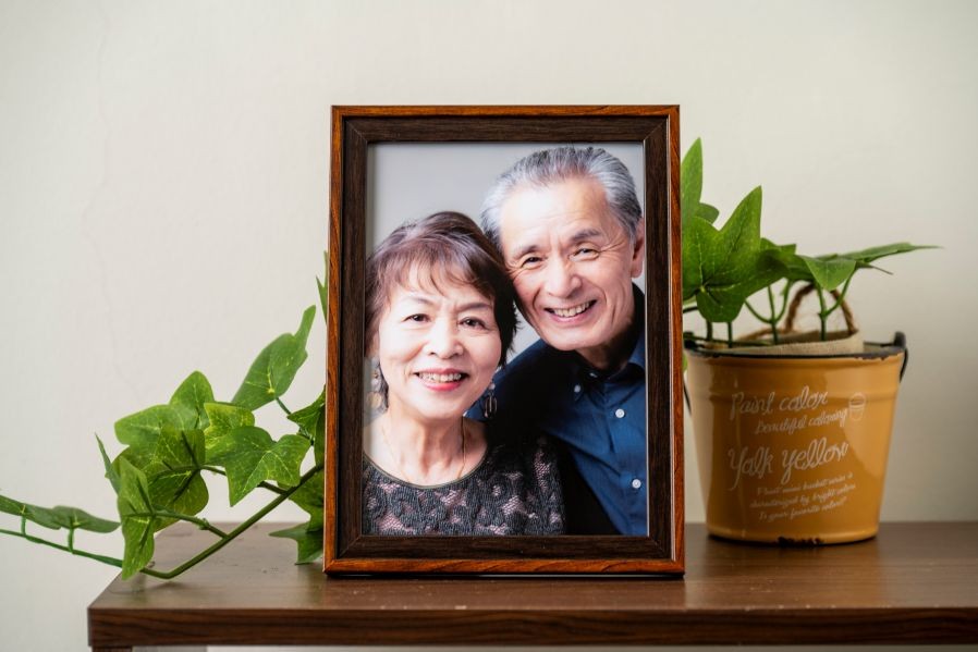 人物撮影は、フレームをお付けしてお渡しします。お気に入りの写真を、すぐ飾ることができます。