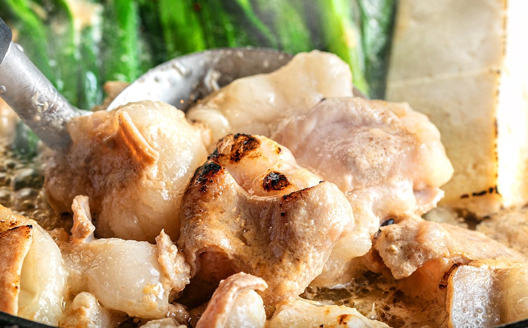 魚住商店 特製あごだし醤油仕立て もつ鍋セット 満足もつ増量500g【2~3人前】