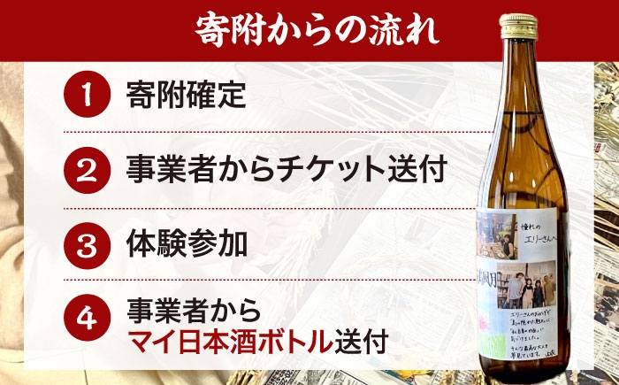 体験 イベント 酒 日本酒 酒造 酒作り 酛摺 美和桜 チケット 利用券 旅行 広島 三次