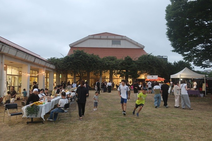 荒れ放題だったカウベルをきれいに手入れしてイベントを開催しました