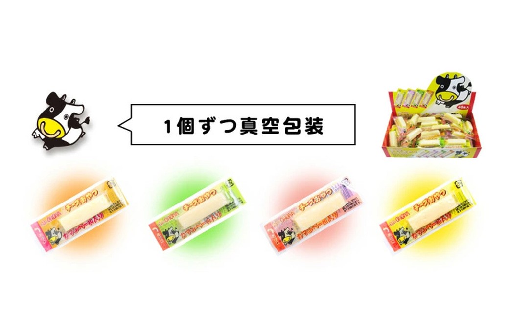 チーズおやつカマンベール48本入り×2箱セット【えひめの町（超）推し！（松前町）】