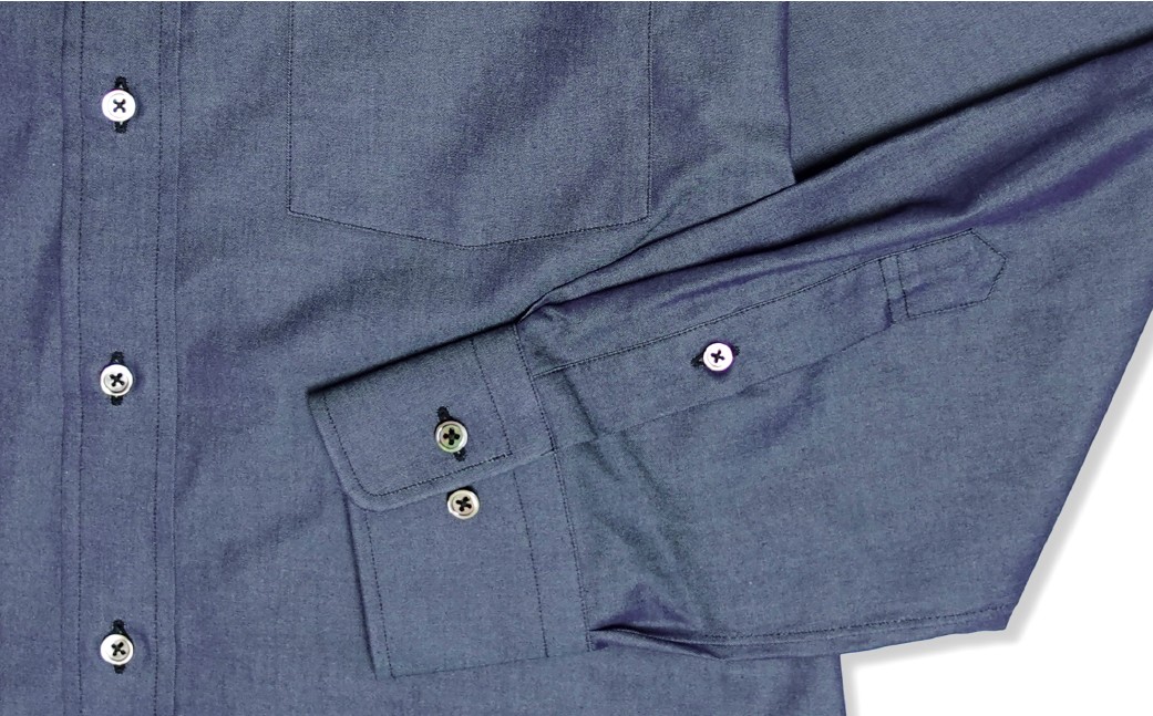 inBlue デニムシャツ （SNSH10100-010）