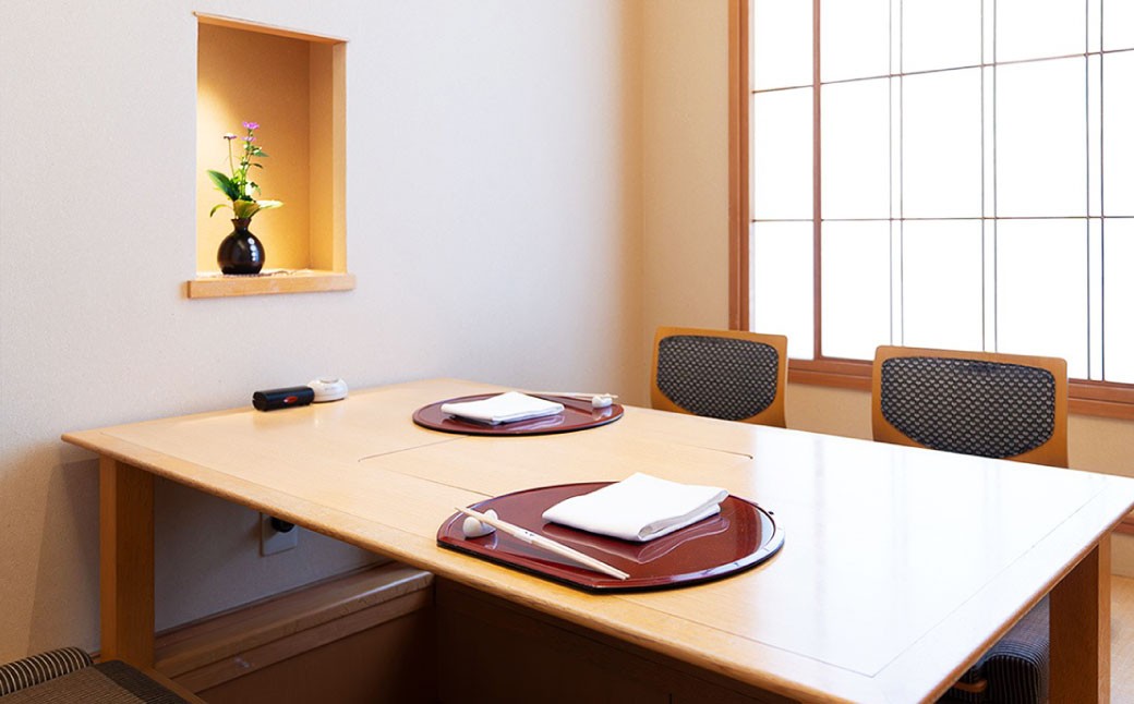 オーセントホテル小樽 日本料理 入舟 「四季会席」ディナーコース ペアお食事券